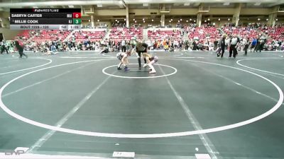 75 lbs Cons. Round 1 - Rowdie Bond, Trailhands vs Kyleigh Danielson, Texas Elite