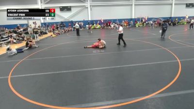 126 lbs Champ. Round 3 - Ayden Ledesma, Unattached vs Vincent Finn, Unattached
