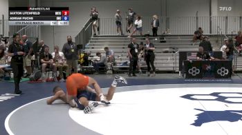 U15 GR - 85 lbs 5th Place Match - Jaxton Litchfield, Warrior Regional Training Center vs Adrian Fuchs, Hastings Wrestling Club