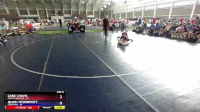 132 lbs Semis & 1st Wrestleback (8 Team) - Zane Chavis, South Carolina vs Quinn McDermott, Louisiana