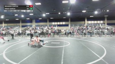 150 lbs Round Of 128 - Branden Santos, Cypress Wrestling vs Diego Garcia, Top Rank Hammers
