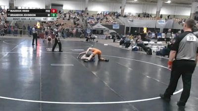 A 157 lbs Cons. Round 1 - Maddox Reed, Pigeon Forge High School vs Brandon Johnson, Millington Central High School