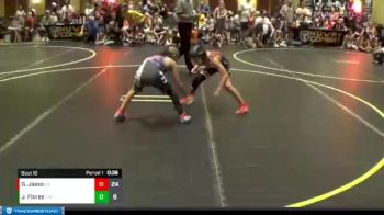 56 lbs Round 4 (6 Team) - Gabriel Jasso, Ares Black vs Javier Flores, The Untouchables Purple