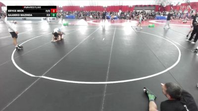 132 lbs Placement (16 Team) - Gaaniko Mazinda, Franklin Central Flashes A vs Bryce Mick, Pequot Lakes/Pine River-Backus