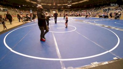 85 lbs Quarterfinal - Rhyder Sutherland, Pawhuska Elks Takedown vs Armond Goree, Pin-King All Stars