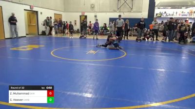 96 lbs Round Of 32 - Zayd Muhammad, Saint Marys vs Colton Hoover, Cambridge Springs