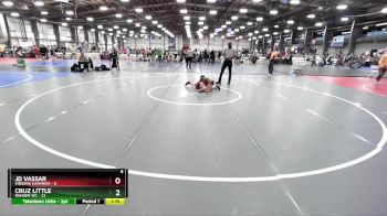 92 lbs Rd# 5- 3:45pm Friday Final Pool - JD Vassar, Virginia Hammers vs Cruz Little, Ranger WC
