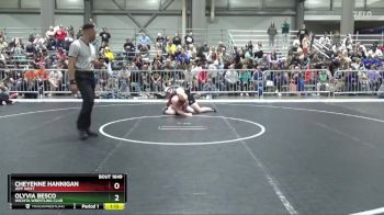 185 lbs Semifinal - Olyvia Besco, Wichita Wrestling Club vs Cheyenne Hannigan, Jeff West