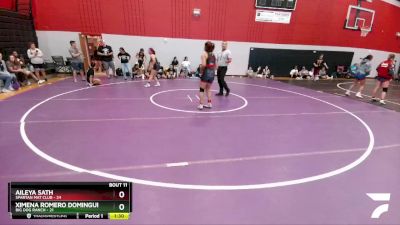 145 lbs Round 3 (8 Team) - Aileya Sath, Spartan Mat Club vs Ximena Romero Dominguez, Big Dog Ranch