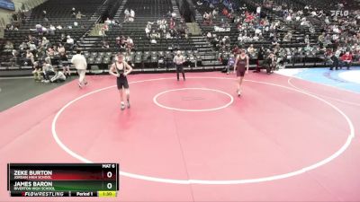 135 lbs Cons. Round 4 - James Baron, Riverton High School vs Zeke Burton, Jordan High School
