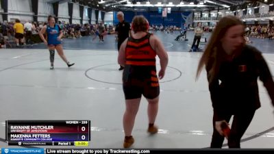 235 lbs Round 1 - Rayanne Mutchler, University Of Jamestown vs Makenna Fetters, Hawkeye Community College