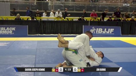Jon Burns vs Darrin Joseph Homme 2025 Pan Jiu Jitsu IBJJF Championship
