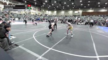109 lbs Semifinal - Carson Beyer, Nevada Elite vs Tyler Wahl, Atc