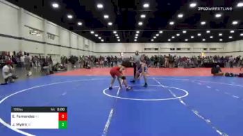 126 lbs Consolation - Ethan Fernandez, NJ vs Jacob Myers, CO