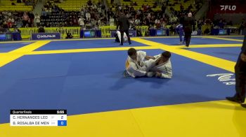 CAUÃ HERNANDES LEONOR vs BERNARDO ROSALBA DE MENEZES 2024 World Jiu-Jitsu IBJJF Championship