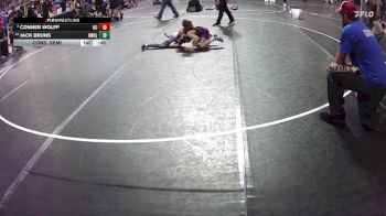 65 lbs Cons. Semi - Conner Wolff, Battle Creek vs Jack Bruns, Hawks Wrestling Club (Lincoln)
