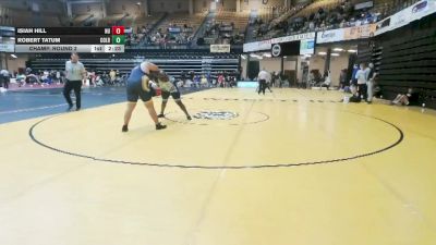 285 lbs Champ. Round 2 - Isiah Hill, Newman vs Robert Tatum, Colby CC
