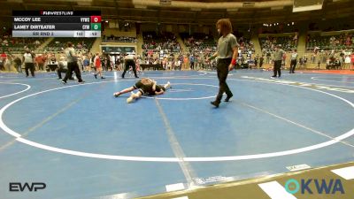 131 lbs Rr Rnd 3 - McCoy Lee, Verdigris Youth Wrestling vs Laney Dirteater, Coweta Tiger Wrestling