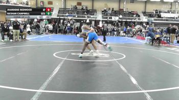 157 lbs Consi Of 8 #2 - Jhardene Redwood, North Providence vs Ra'Jhan Campbell, Davies Career & Tech Academy