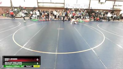 82 lbs Semifinal - Beckam Williams, Northside Wrestling Club vs Brex Jensen, Delta