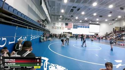 108 lbs Round 1 - Rj Gunter, Green River Grapplers vs Rees Palo, Peak Wrestling