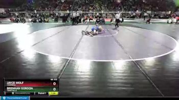 4A 113 lbs Champ. Round 1 - Brennan Gordon, Twin Falls vs Jayce Wolf, Caldwell