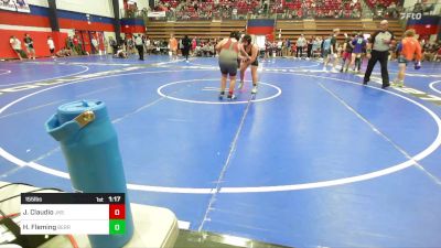 155 lbs Rr Rnd 1 - Jesse Claudio, Jenks vs Hayden Fleming, Berryhill High School