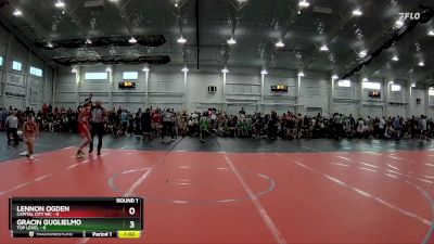 98 lbs Round 1 (6 Team) - Gracin Guglielmo, Top Level vs Lennon Ogden, Capital City WC