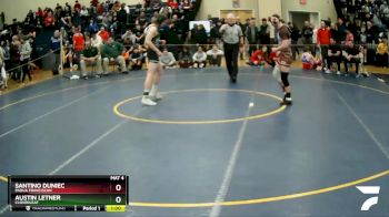 138 lbs Cons. Round 2 - Austin Letner, Cloverleaf vs Santino Duniec, Padua Franciscan