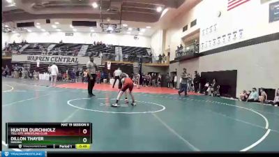 84 lbs Champ. Round 1 - Dillon Thayer, Indiana vs Hunter Durchholz, Tell City Wrestling Club