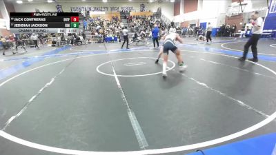 157 lbs Champ. Round 1 - Jedidiah Jackson, Rim Of The World vs Jack Contreras, Duarte