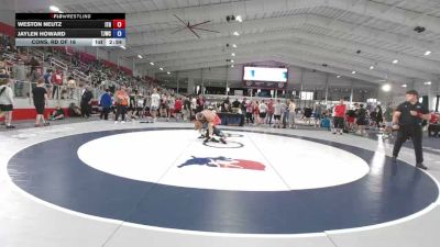 165 lbs Cons. Rd Of 16 - Weston Neutz, Illinois Top Dawgs vs Jaylen Howard, Team Jeff Wrestling Club