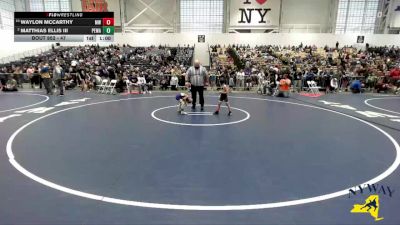47 lbs Quarterfinal - Waylon McCarthy, Mexico Wrestling vs Matthias Ellis Iii, Purple Eagles Wrestling Academy