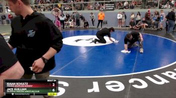 132 lbs Champ. Round 1 - Jace Guilliam, Soldotna Whalers Wrestling Club vs Isaiah Schultz, Pioneer Grappling Academy