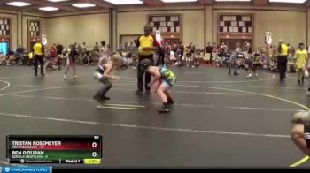 90 lbs Round 4 (6 Team) - Ben Dziuban, Gorilla Grapplers vs Tristan Rosemeyer, Orchard South