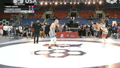 165 lbs Cons. Rd Of 64 - Brady Martin, Kansas vs Shannon Hughes, Iowa