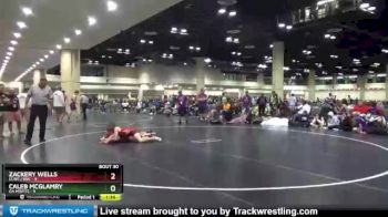 132 lbs Round 6 (10 Team) - Caleb Mcglamry, GA Misfits vs Zackery Wells, CLWC / IWC