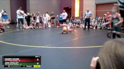 64 lbs Semis & 1st Wrestleback (8 Team) - Odin Smalley, The Missouri Maulers vs Haiden Moore, East Kansas Eagles