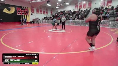 235 lbs Champ. Round 2 - Gaby Cervantes, Bonita vs Beatriz Avellaneda, Segerstrom