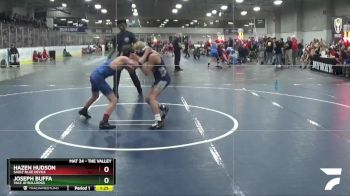 90 lbs Champ. Round 1 - Hazen Hudson, Sault Blue Devils vs Joseph Buffa, Yale Jr Bulldogs