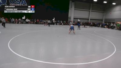 130 lbs Champ. Rd Of 32 - Izzie Evitch, Ringers Wrestling Club vs Arianna Ruiz, Golden Bears Wrestling Club