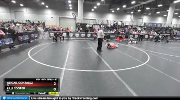 97 lbs Quarterfinal - Abigail Gonzalez, FL vs Lilli Cooper, IA