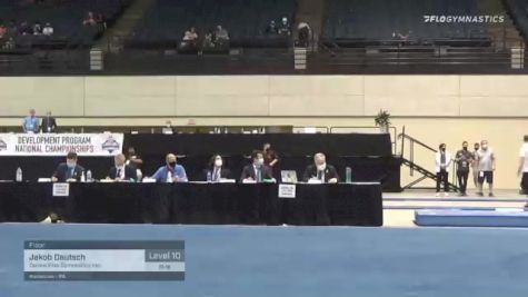 Jakob Deutsch - Floor, Centre Elite Gymnastics Inc. - 2021 USA Gymnastics Development Program National Championships