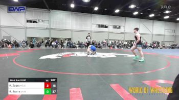 180 lbs Rr Rnd 1 - Kyle Zulpo, MOJO 14u vs Ricky Ibarra, Untouchables 14u White