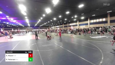 98 lbs Quarterfinal - Ashton Mazon, TUF California Wr Ac vs Rulon Petersen, Villa Bros