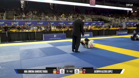 Ana Jimena Sanchez Raba vs Jazmyn Alexis Lopez 2026 Pan Kids Jiu-Jitsu IBJJF Championship
