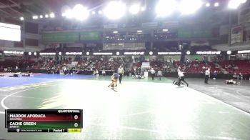 98 lbs Quarterfinal - Cache Green, Emmett vs Maddox Apodaca, Columbia