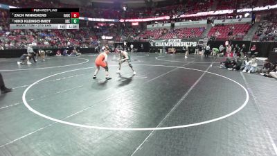 215 lbs Quarters - Zach Winnekens, Kaukauna vs Niko Kleinschmidt, D.C. Everest