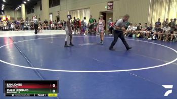 106 lbs 2nd Wrestleback (32 Team) - Malik Leonard, Buccinoles vs Sam Jones, TNWA #2