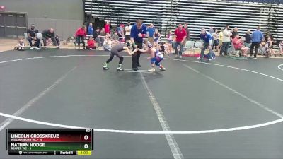 60 lbs Round 1 (4 Team) - Lincoln Grosskreuz, Williamsburg WC vs Nathan Hodge, Reaper WC